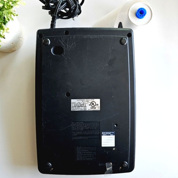 Sharp EL-2196BL 12 Digit Printing Calculator 3.7 LPS - 4-Key Memory, Heavy Duty - Picture 4 of 16